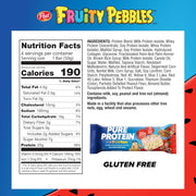 Pure Protein Fruity PEBBLES™ Protein Bars – 20g Protein, 3g Sugar, 190 Calories (4 count) Low Sugar* High Protein Snack – Gluten Free - Perfect for a Healthy Snack.