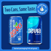 Zevia Zero Sugar Soda, Cola, 12 Ounce Cans (Pack of 12)