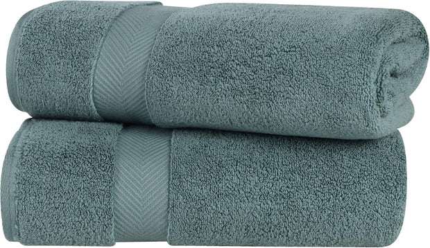 Superior Zero Twist 100% Cotton Bathroom Towels, Super Soft, Fluffy, and Absorbent, Premium Quality 6 Piece Towel Set with 2 Washcloths, 2 Hand Towels, and 2 Bath Towels, Coral