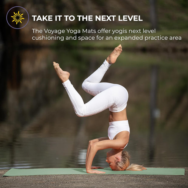 Sunshine Yoga Voyage Yoga Mat, 6 Pack, 72" x 24" Professional Studio and Gym Bulk Yoga Mats, 5mm Thick, Durable, Anti-Tear, Non Slip Fitness and Exercise Mats