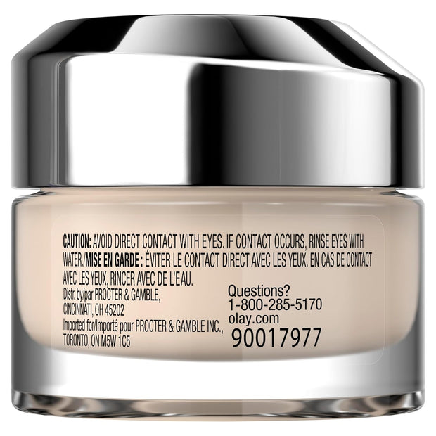 Olay Eye Cream, Total Effects Anti-Aging Treatment, 7-in-1 Hydrating, Evens Tone, Brightens, Smooths Line Lines, Minimizes Look of Pores, Firms, Reduces Dark Spots - Fast Absorbing, 0.5 Oz