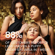 MAREE 24k Gold Under Eye Gels for Dark Circles and Puffiness - Collagen & Hyaluronic Acid Skincare Gel Pads - Gold Eye Patches for Puffy Eyes and Dark Circles - Under Eye Masks - Travel Essentials