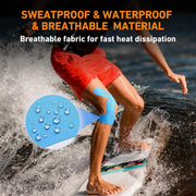 PreCut Kinesiology Tape for Knees, 12 PCS Waterproof KTQUICK Knee Tape for Knee Pain Relief Pre Cut, Original Cotton Athletic Knee Tape, Waterproof & Hypoallergenic Latex-Free for Sports (Black)