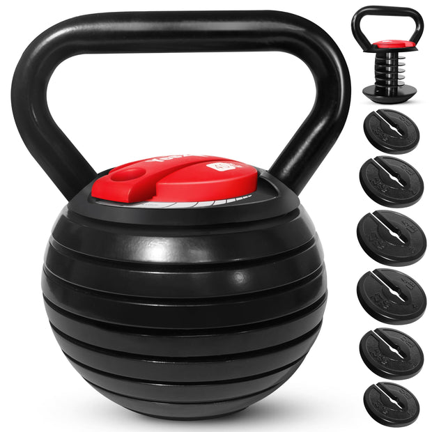 Yes4All Adjustable Kettlebell, Kettle Grip, Kettlebell Handle, Convert to Kettlebells Weight Set