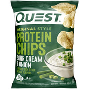 Quest Nutrition Protein Chips Variety Pack, BBQ, Cheddar & Sour Cream, Sour Cream & Onion, High Protein, Low Carb, 1.1 oz (Pack of 12)