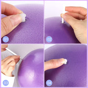 Small Pilates Ball 9 Inch Small Exercise Ball Mini Workout Yoga Balls for Gym Yoga, Core Training, Fitness, Workout, Stability, Improves Balance