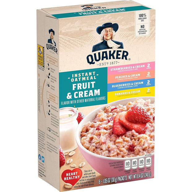 Quaker, Instant Oatmeal, Cinnamon and Spice, 1.51 Ounce (Pack of 10)