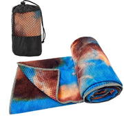 Yoga Towels, Non Slip Hot Yoga Mat Towel with Grip Dots,Super-Absorbent Soft Microfiber Yoga Blanket for Pilates, Fitness and Workout 72inch x 24inch