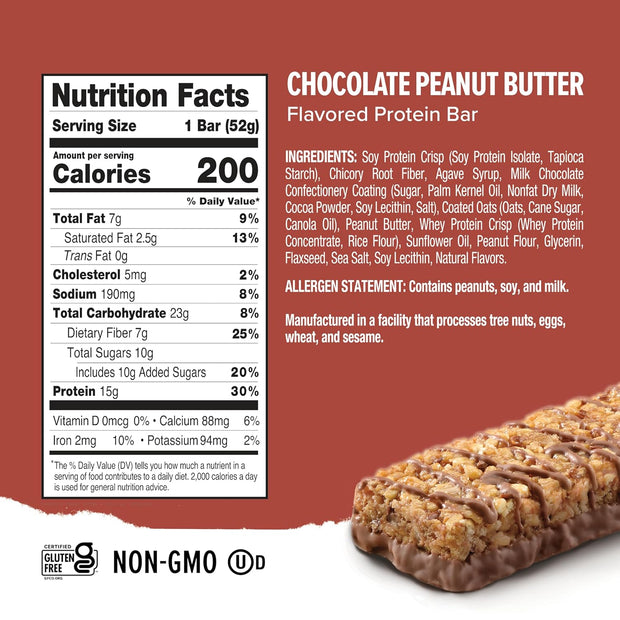 Ready® Protein Bars Twin Pack - 48CT Variety (2x 12ct Chocolate Sea Salt x 2x 12ct Chocolate Peanut Butter)