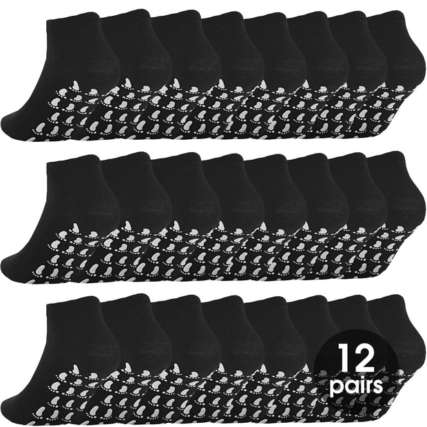 Pilates Grip Socks for Women Men Cute Non Slip Grippy Socks Woman for Yoga Barre Trampoline Hospital