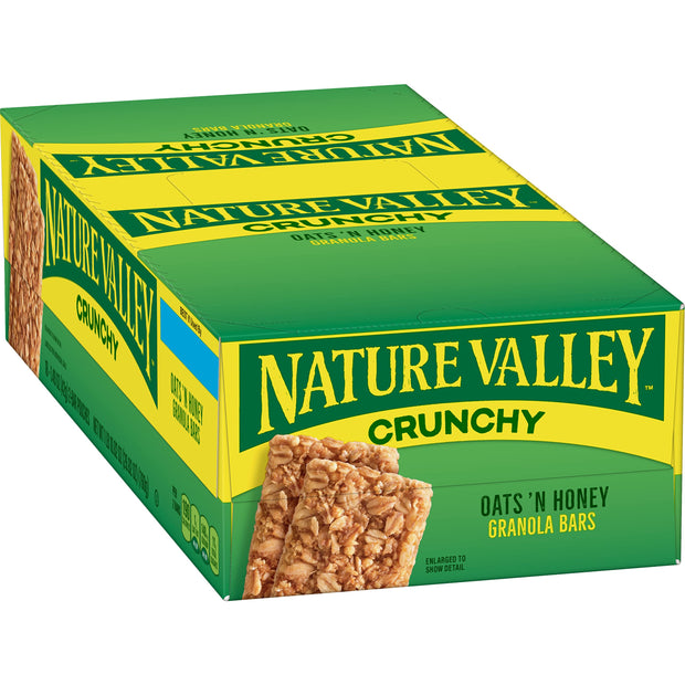Nature Valley Crunchy Granola Bars Oats 'N Honey, 98-Count 1.49oz bars