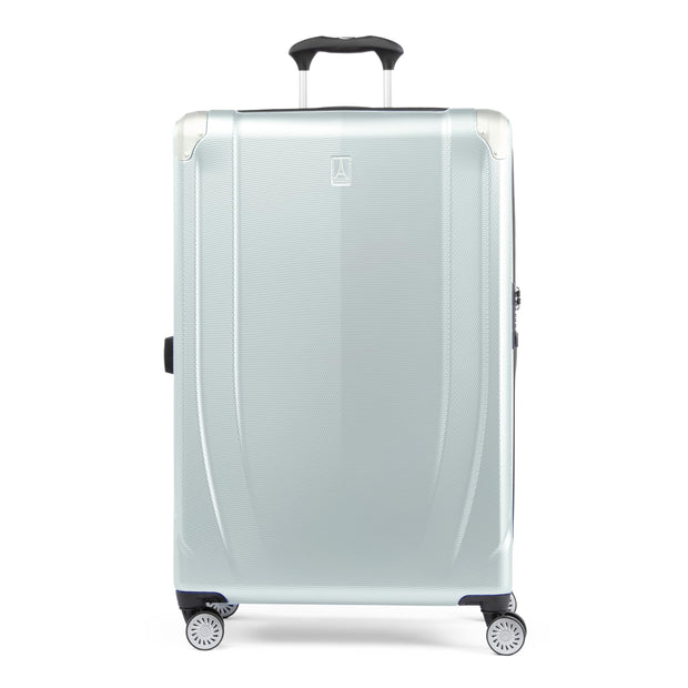 Travelpro Pathways 3 Hardside Expandable Luggage, 8 Spinner Wheels, Lightweight Hard Shell Suitcase, Cloud Grey, Checked Medium 25 Inch