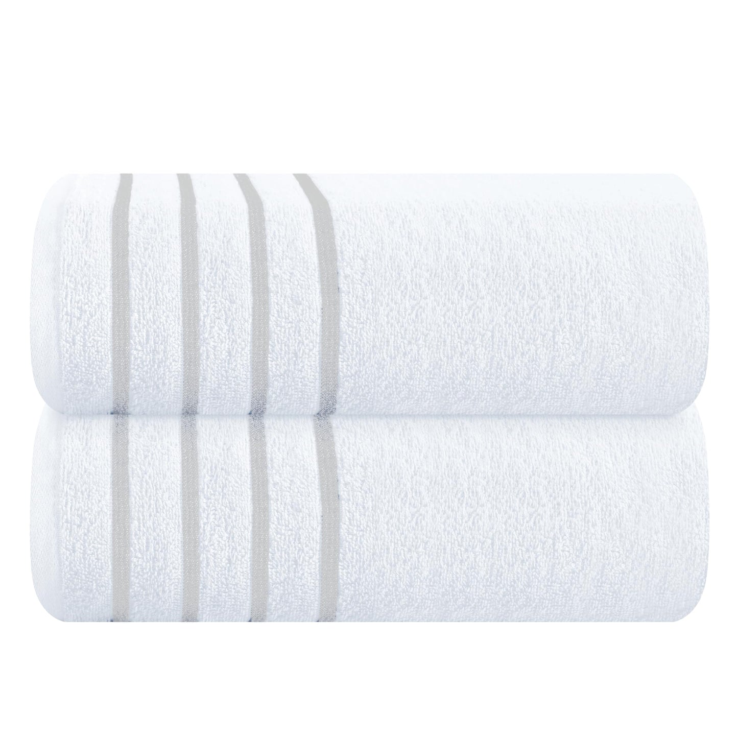 MyOwn Cotton 2 Pack Oversized Bath Towel Set 28x55 inches, Large Bath Towels, Ultra Absorbant Compact Quickdry & Lightweight Towel, Ideal for Gym Travel Camp Pool - Coral Orange, 71617