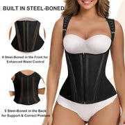 SHAPERX Waist Trainer Corset for Women Tummy Control Sport Girdle Hourglass Waist Cincher Body Shaper with Steel Boned