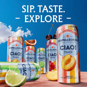 San Pellegrino Ciao 4 Flavor Variety- 3 of Each Flavor- 12 Pack