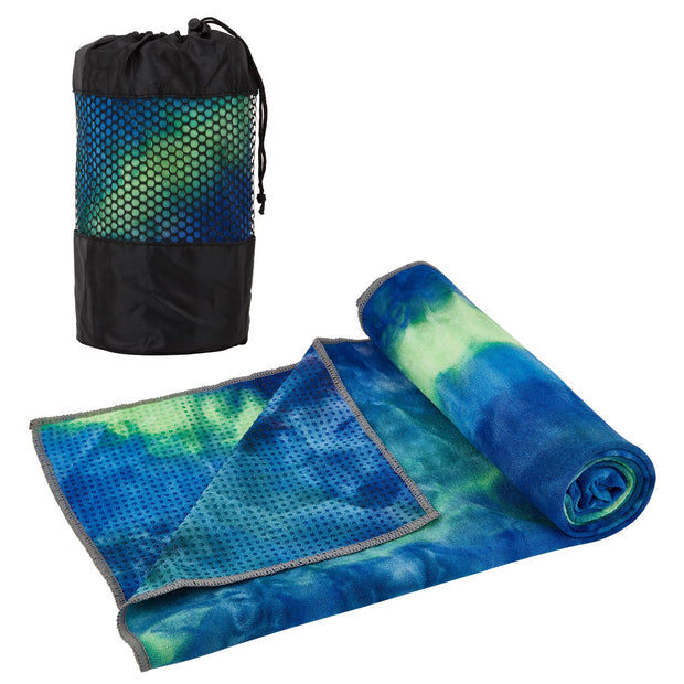 Yoga Towels, Non Slip Hot Yoga Mat Towel with Grip Dots,Super-Absorbent Soft Microfiber Yoga Blanket for Pilates, Fitness and Workout 72inch x 24inch