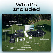 Recovery Long Pod XXL, Cold Plunge Ice Bath Tub for Athletes and Adults, Inflatable Cold Therapy Ice Barrel with Protective Lid Cover, Hooded Bathrobe, Stopwatch, Anti-Slip Mat