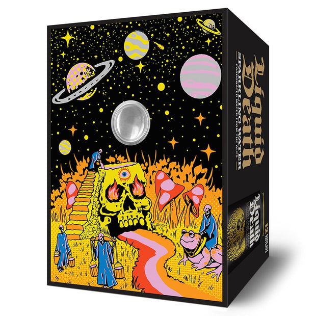 Liquid Death Sparkling Mountain Water, 16.9 oz Tallboys (12-Pack)