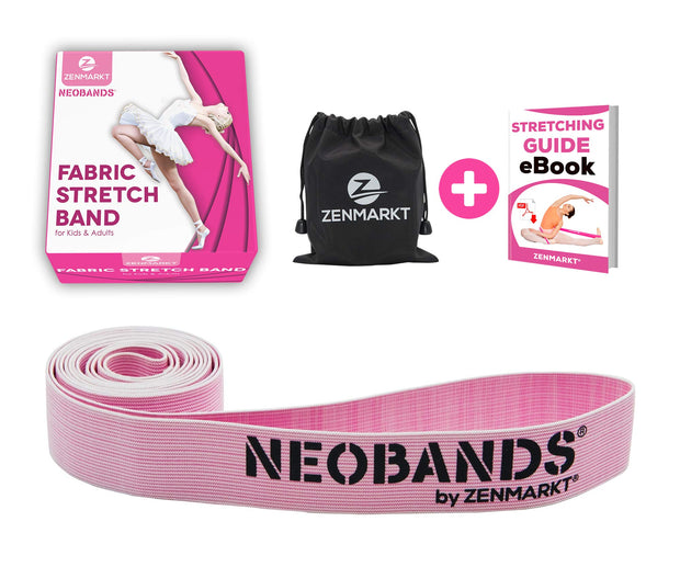 Zenmarkt Ballet Stretch Bands for Flexibility and Strength - Stretch Bands Ideal to Have as Dance Equipment in Every Competition - Suitable for Gymnastics, Cheerleading, and Pilates Training