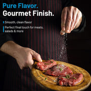 Saltix Baja Mineral Sea Salt – Fine Grind, 8 oz (1/2 lb), 160+ Servings – 100% Natural & Unrefined, Hand-Harvested from the Sea of Cortez – Mineral Rich, Low Sodium, Perfect for Cooking, Finishing & Hydration