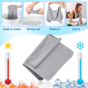 Shellwei 150 Pcs Cooling Towels Bulk 32 x 12 Inch Ice Towel Bulk Cooling Rag for Neck and Face Soft Breathable Microfiber Cloth Chilly Quick Cold for Yoga Gym Sport Golf Running Work Stay Cold
