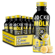 Jocko Fuel Mölk RTD Protein Shakes Bundle - Chocolate & Banana Cream (24 Pack Total)