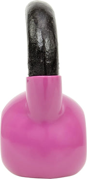 Sunny Health & Fitness Vinyl Coated Kettlebell for Strength Weight Training & Swinging Exercise - In 5, 10, 15, 20, 25 Pound