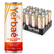 Yerbaé Energy Seltzer - Variety Performance Pack. No Sugar/Calories/Carbs. Energized by Yerba Mate Naturally Caffeinated Plant-Based, Healthy Alternative to Coffee/Sugary Sodas, Pack of 12, 12oz cans