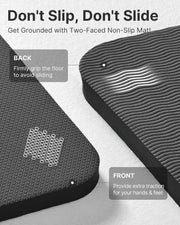 YOTTOY Yoga Mat，Extra Thick Yoga Mat (1/2inch),Professional TPE Exercise Mat,Non-Slip Workout Mat for Yoga, Pilates, Fitness, Barefoot Workouts, Home Gym Studio with Strap