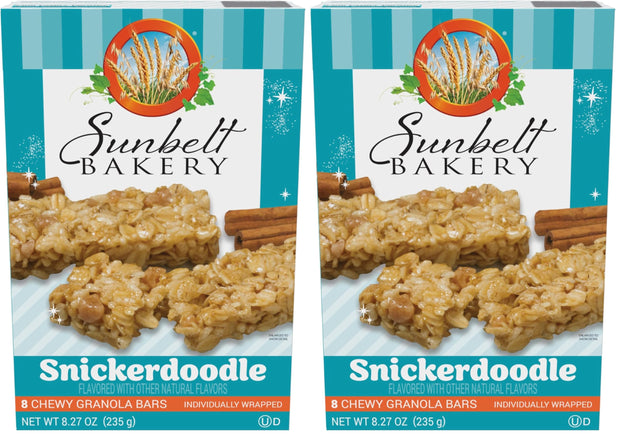 Sunbelt Bakery Snickerdoodle Chewy Granola Bars, 8-1.0 OZ Bars