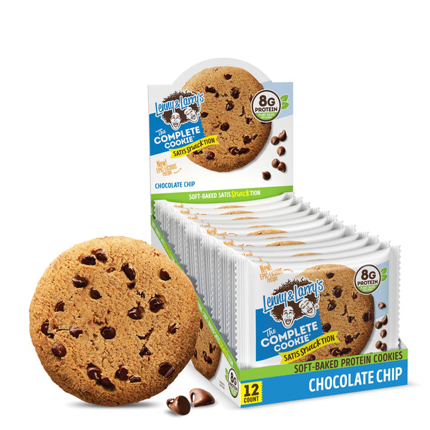 Lenny & Larry's The Complete Cookie, Big Time Brownie, Soft Baked, 8g Plant Protein, Vegan, Non-GMO, 2 Ounce Cookie (Pack of 12)