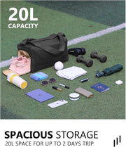 Small Gym Bag for Women with Shoes Compartment, Stylish Duffle Travel Bag for Plane, Lightweight Duffle Bag for Women & Men, Sport Gym Tote Bag with Wet Pocket for Yoga, Pilates, Swimming