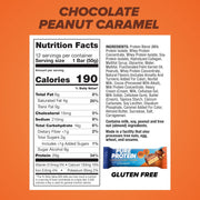 Pure Protein Bars, High Protein, Nutritious Snacks to Support Energy, Low Sugar, Gluten Free, Chocolate Peanut Caramel, 1.76oz, 12 Count (Pack of 1) (Packaging May Vary)