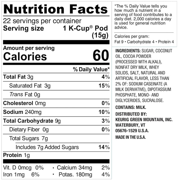 Swiss Miss Milk Chocolate Hot Cocoa, Single-Serve Keurig K-Cup Pods, Hot Chocolate, 44 Count