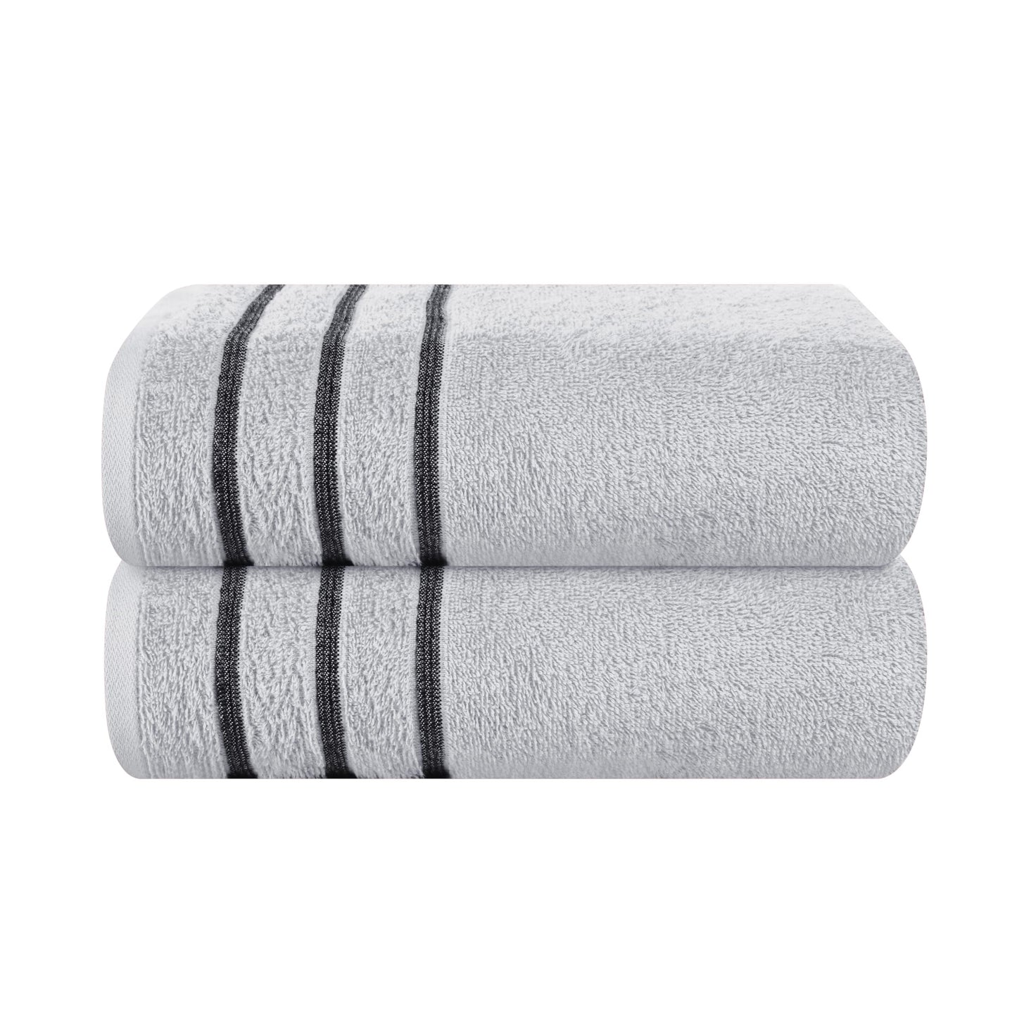 MyOwn Cotton 2 Pack Oversized Bath Towel Set 28x55 inches, Large Bath Towels, Ultra Absorbant Compact Quickdry & Lightweight Towel, Ideal for Gym Travel Camp Pool - Coral Orange, 71617