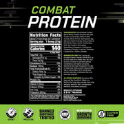 MusclePharm Combat Protein Powder, Chocolate Milk Flavor, Fuels Muscles for Productive Workouts, 5 Protein Sources Including Whey Protein Isolate & Egg Albumin, Gluten Free, 2 lb, 24 Servings