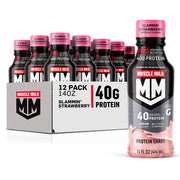 Muscle Milk Pro Advanced Nutrition Protein Shake, Intense Vanilla, 14 Fl Oz Bottle, 12 Pack, 40g Protein, 1g Sugar, 16 Vitamins & Minerals, 6g Fiber, Workout Recovery, Packaging May Vary