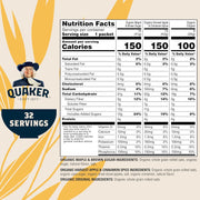 QUAKER Instant Oatmeal, USDA Organic, Non-GMO Project Verified, 3 Flavor Variety Pack, Individual Packets, 32 Count (Pack of 1)
