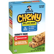 Quaker Chewy Granola Bars, 3 Flavor Variety Pack,58 Count (Pack of 1)