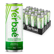 Yerbaé Energy Seltzer - Variety Performance Pack. No Sugar/Calories/Carbs. Energized by Yerba Mate Naturally Caffeinated Plant-Based, Healthy Alternative to Coffee/Sugary Sodas, Pack of 12, 12oz cans