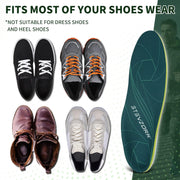 STSVZORR 220 lbs+ High Arch Support Insert Metatarsal Pad Pain Relief Men Women Plantar Fasciitis Insole Orthotic Flat Feet Heel Spur Comfort Standing All Day, Work Boots Shoe Insole