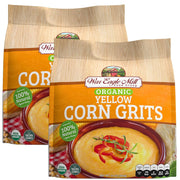 War Eagle Mill Organic Yellow Corn Grits, 24 oz Bag (2 Pack)