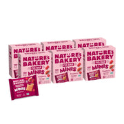 Nature's Bakery Fig Bar Minis, Raspberry, Whole Grain, Vegan Friendly, Kosher, Non-GMO, 10 Ounce (Pack of 6)