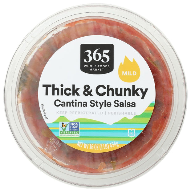 Whole Foods Market Mild Cantina Style Salsa Thick & Chunky, 16 oz