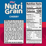 Nutri-Grain Soft Baked Breakfast Bars, Kids Snacks, Whole Grain, Cherry, 10.4oz Box 6 boxes (48 Count)