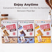 Perfect Bar Mini, Peanut Butter and Dark Chocolate Chip Peanut Butter Variety Pack, Protein Snack, Snack Bar, Organic, Gluten Free, Soy Free, Non GMO, No Sugar Alcohols, 18 count, .88 oz