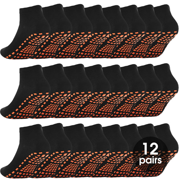 Pilates Grip Socks for Women Men Cute Non Slip Grippy Socks Woman for Yoga Barre Trampoline Hospital