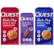 Quest Nutrition Chocolate Chip Muffin, 10g Protein, 2g Net Carb, Less than 1g Sugar, Protein Snack, 8 Count