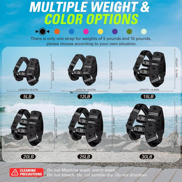 Weighted Vest Woman 5 12 15 20 25 30 lb Weight Vest with Ironsand for Walking Strength Training Running Workout