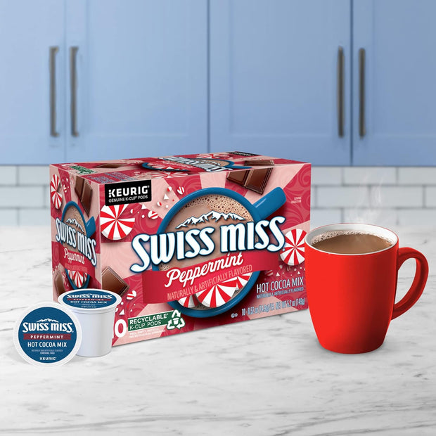 Swiss Miss Milk Chocolate Hot Cocoa, Single-Serve Keurig K-Cup Pods, Hot Chocolate, 44 Count